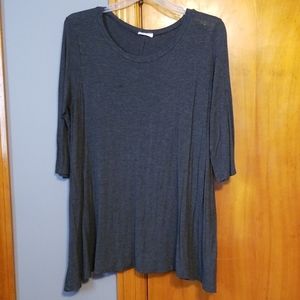 Women's Plus Size 3/4 Sleeve Shirt